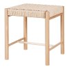 Stolička Abano, přírodní papírový výplet, 42×42×46,5 cm – House Nordic