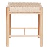 Stolička Abano, přírodní papírový výplet, 42×42×46,5 cm – House Nordic
