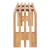 Zahradní lavice Benidorm, teak, přírodní, 90×30×49 cm – House Nordic