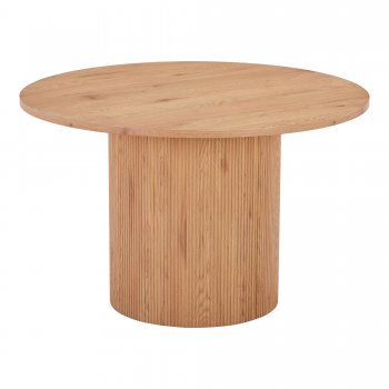 Jídelní stůl Boavista, kulatý, přírodní, Ø 120×75 cm – House Nordic
