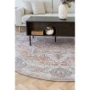 Koberec Havana, kulatý, oranžovo-modrý, Ø200 cm – House Nordic