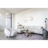 Koberec Havana, kulatý, oranžovo-modrý, Ø200 cm – House Nordic