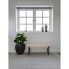 Polstrovaná lavice Swindon, bouclé, bílá, 100×36×42,5 cm – House Nordic