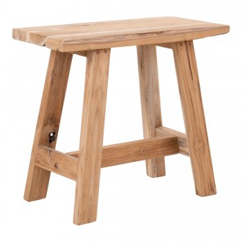 Odkládací stolek Barcelona, teakové dřevo, přírodní, 50×25×45 cm – House Nordic