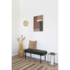 Lavice Swindon, bouclé, tmavě zelená, 100×36×42,5 cm – House Nordic