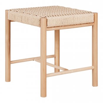 Stolička Abano, přírodní papírový výplet, 42×42×46,5 cm – House Nordic