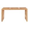 Zahradní lavice Benidorm, teak, přírodní, 90×30×49 cm – House Nordic