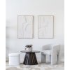 Konferenční stolek Osaka smoked, kulatý, dubová dýha, Ø70×45 cm – House Nordic