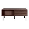 Konferenční stolek Kyoto, dub kouřový, dýha, 150×40×50 cm – House Nordic