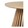 Konferenční stolek Osaka natural, kulatý, dubová dýha, Ø70×45 cm – House Nordic