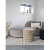 Taburet Brooklyn, bouclé, béžový, Ø44×44 cm – House Nordic