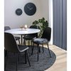 Kulatý podsedák z pravé ovčí kůže, šedý, Ø35 cm – House Nordic