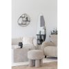 Taburet Canberra, kulatý, polyester, světle šedý, ø43×43 cm – House Nordic