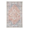 Rohožka Havana, chenille polyester, oranžovo-modrá, 50×80 cm – House Nordic