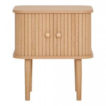 Nikko noční stolek, 2 dvířka, přírodní, 45×40×50,5 cm – House Nordic