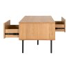 Konferenční stolek Kyoto, přírodní dub, 100×50×45 cm – House Nordic