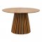 Jídelní stůl Osaka natural, kulatý, dubová dýha, Ø120×75 cm – House Nordic