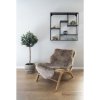 Koberec Lambskin Artificial, umělá ovčí kožešina, hnědý, 60×180 cm – House Nordic
