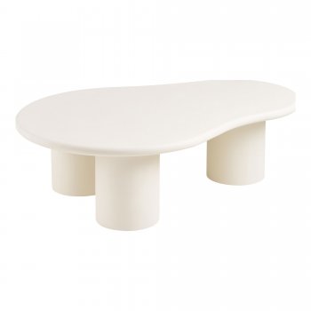 Konferenční stolek Palmera, cementový vzhled, 120×80×35 cm – House Nordic