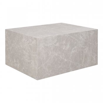 Konferenční stolek Prague, béžový mramor, 80 × 60 × 40 cm - House Nordic