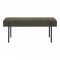 Lavice Swindon, bouclé, tmavě zelená, 100×36×42,5 cm – House Nordic
