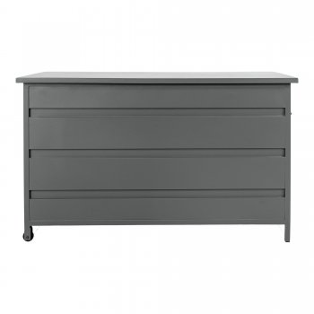 Úložný box Cassis, hliník, šedý, 160×82×85 cm – House Nordic