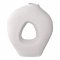 Váza, keramická, bílá, 24×10,5×27,8 cm – House Nordic