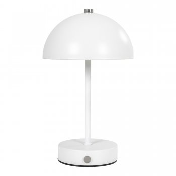 Stolní lampa Holt, kovová, bílá – House Nordic
