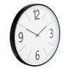 Nástěnné hodiny Biel, černobílé, Ø51 cm – House Nordic