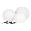 Sada solárních LED lamp Lifton, bílá, Ø20–30 cm – House Nordic