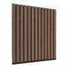 Akustický panel, dřevěná dýha, ořech, 52×52×2,2 cm (1 pár) – House Nordic