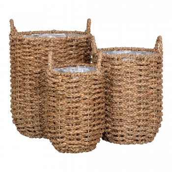 Sada úložných košů Hue, mořská tráva, přírodní, Ø20–31 cm – House Nordic