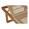Zahradní lehátko Derby, teak/polyratan, přírodní, 190×65×38 cm – House Nordic