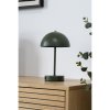 Stolní lampa Holt, kovová, zelená/mosazná – House Nordic