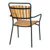 Zahradní židle Cleveland, teak/kov, 64×58×91 cm – House Nordic