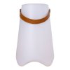 Stolní LED lampa Bristol s popruhem, bílá, 25×25×37,5 cm – House Nordic
