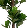 Umělá rostlina Fiddle Leaf, zelená, 93×81×190 cm – House Nordic