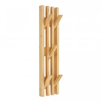 Věšák Ember, nástěnný, bambus, 60×14×3,5 cm – House Nordic