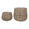 Sada košů Pulo – Kubu ratan, přírodní, set 2 ks – House Nordic
