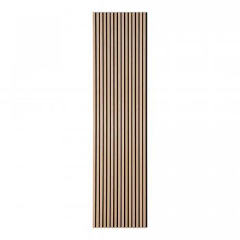 Akustický panel, dýha přírodní dub, 240×60×2,2 cm (1 pár) – House Nordic