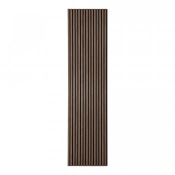 Akustický panel, dýha ořech, 240×60×2,2 cm (1 pár) – House Nordic