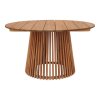 Zahradní stůl Lorca, kulatý, teakové dřevo, přírodní, Ø120×75 cm – House Nordic
