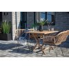 Zahradní stůl Oviedo, teak, 120×80 cm – House Nordic