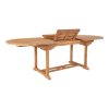 Rozkládací zahradní jídelní stůl Salamanca, teak, přírodní, 180/240×90×75 cm – House Nordic