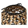 Lampa Pinto, polyrattan/vodní hyacint, přírodní/černá, 24×24×28,5 cm – House Nordic