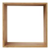 Nástěnná police Lattoon, dubové dřevo, přírodní, 30×18×30 cm – House Nordic