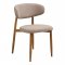 Jídelní židle Levanto, sand / natural, 52×55×77 cm – House Nordic