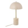 Stolní lampa Sheffield, mramorová/kovová, 25×25×45 cm – House Nordic