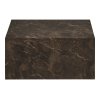 Konferenční stolek Prague, mramorový vzhled, hnědý, 60×80×40 cm – House Nordic