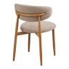 Jídelní židle Levanto, sand / natural, 52×55×77 cm – House Nordic
